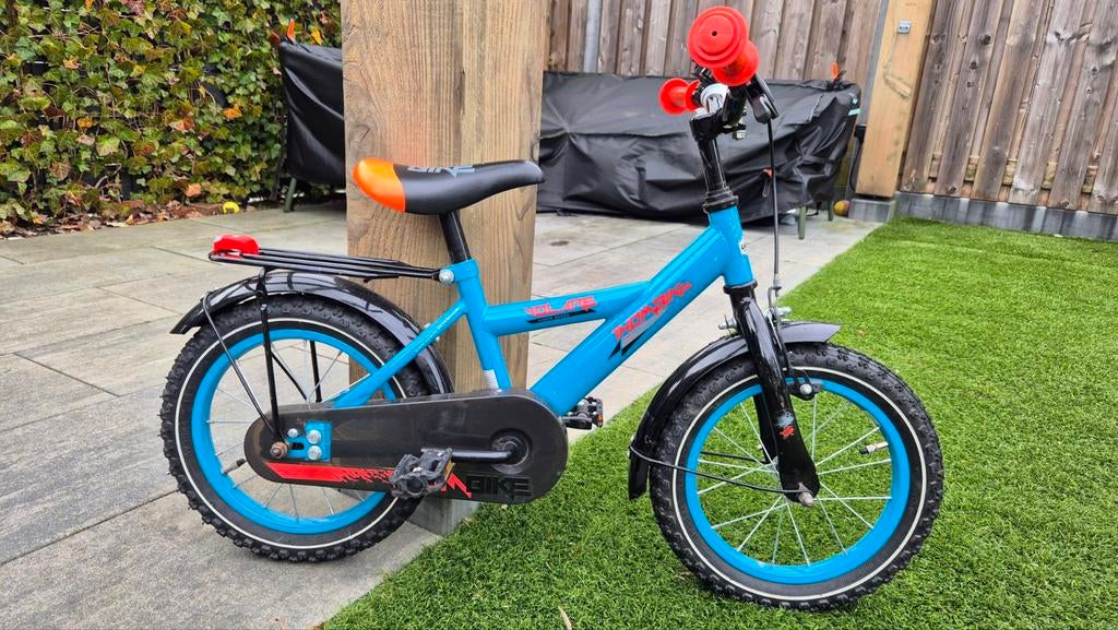 Volare 14 inch kinderfiets - Blauw, Fietsen en Brommers, Fietsen | Kinderfietsjes, Ophalen, Gebruikt, Minder dan 16 inch, Volare