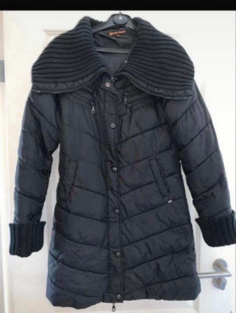 Winterjas wonder  woman maat 36, Ophalen of Verzenden, Zo goed als nieuw, Maat 36 (S), Zwart