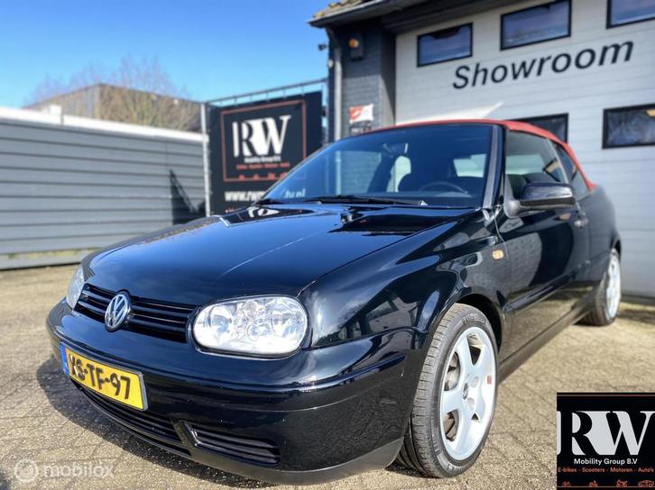 Volkswagen Golf Cabrio 1.8 *SUPER NETTE STAAT* NIEUWE APK*, Auto's, Volkswagen, Bedrijf, Te koop, Golf, Airbags, Alarm, Centrale vergrendeling