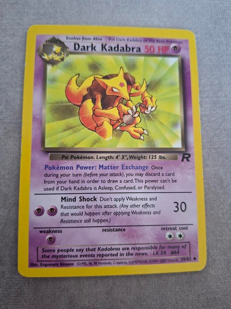 Verschillende oude Pokémonkaarten, Ophalen of Verzenden, Gebruikt, Meerdere kaarten