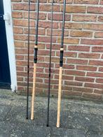 2x Fox Horizon X3 Kurk 12ft 2,75 LBS Karperhengels, Ophalen, Gebruikt, Werphengel