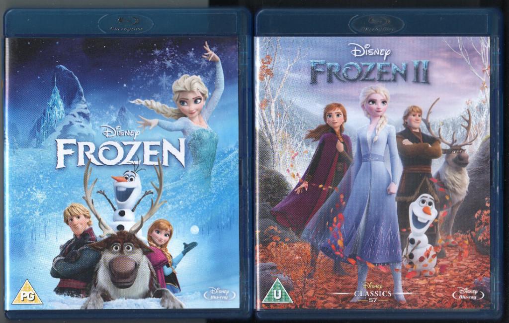 Frozen+Frozen II 2, DISNEY. Blu-ray., Cd's en Dvd's, Blu-ray, Ophalen of Verzenden, Zo goed als nieuw, Tekenfilms en Animatie