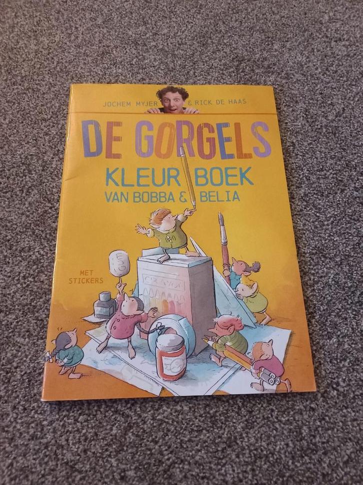 De Gorgels Kleurboek van Bobba & Belia - Nieuw met stickers, Hobby en Vrije tijd, Tekenen, Nieuw, Ophalen of Verzenden