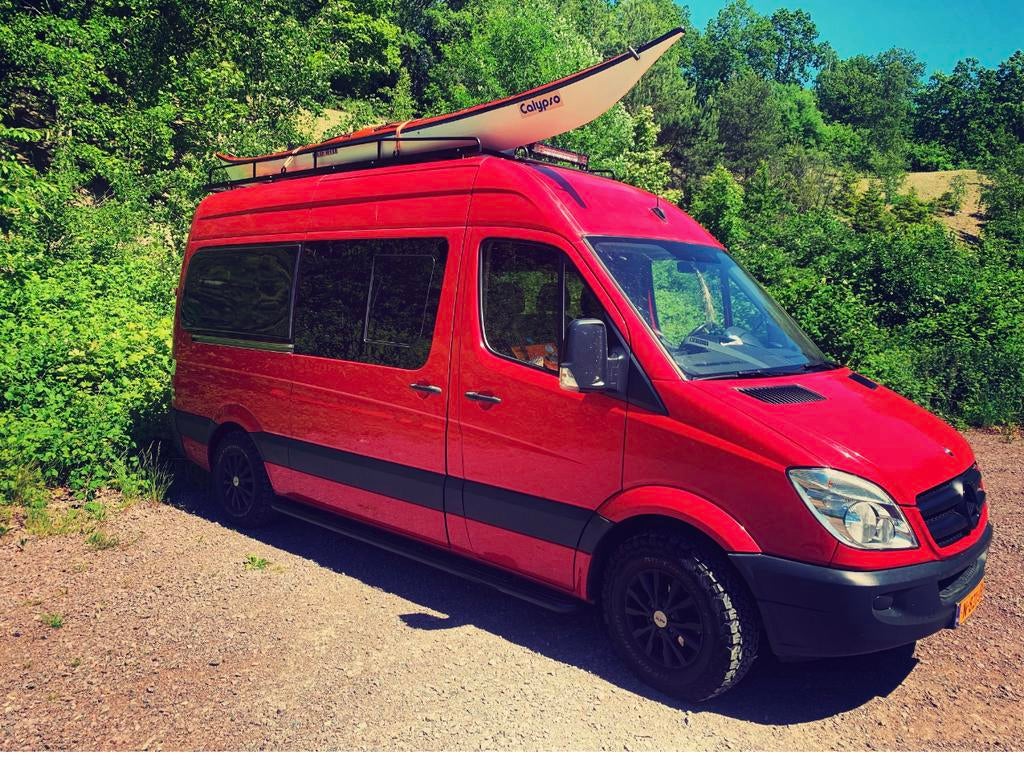 Mooie offgrid mercedes sprinter camper, Chemisch toilet, Tot en met 2, Mercedes-Benz, Particulier