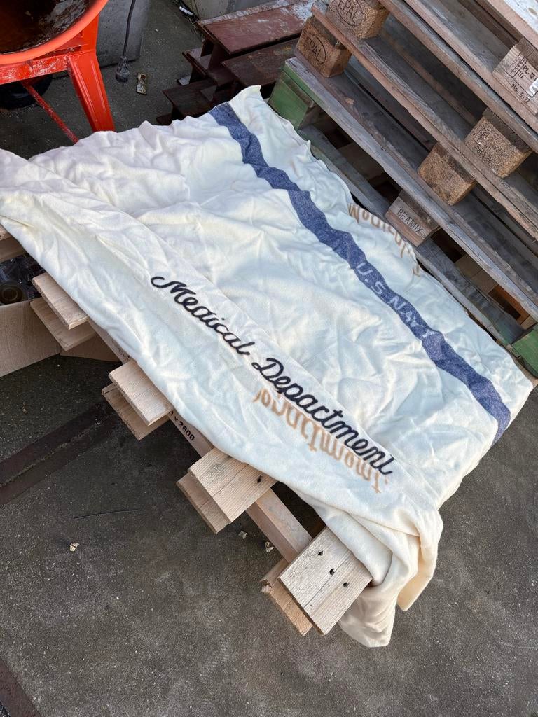 Echte wollen deken EX USA NAVY 120x240, Ophalen of Verzenden