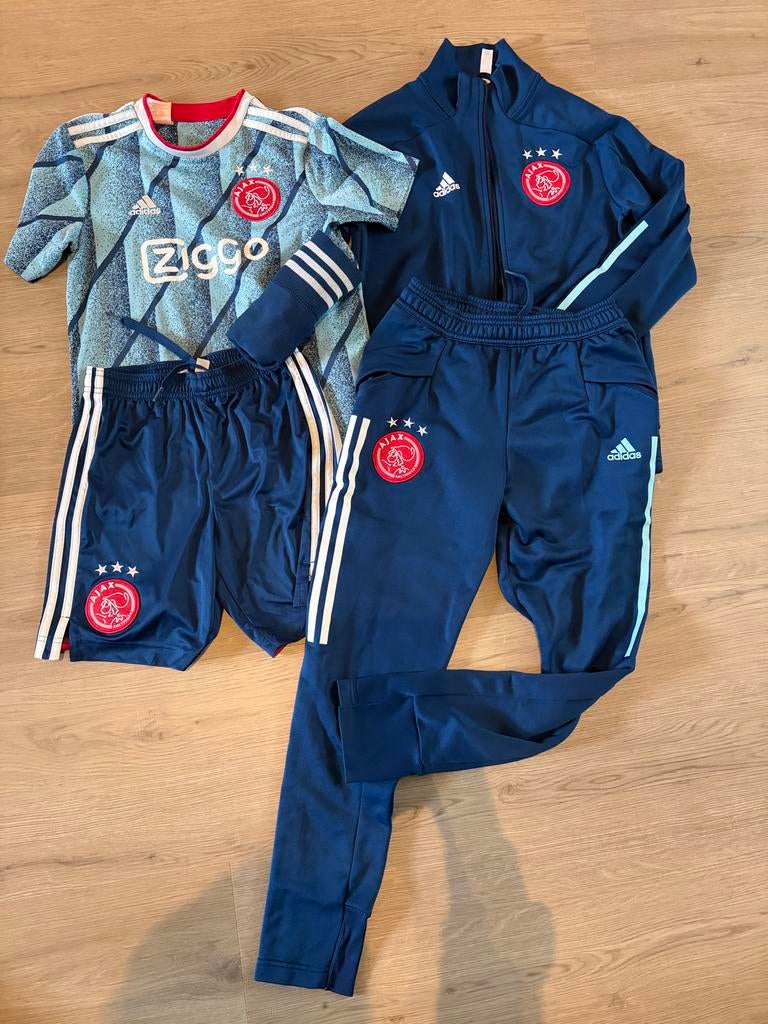 Ajax uittenue en trainingpak maat 152 (11-12 jaar), Ophalen of Verzenden, Gebruikt, Jongen