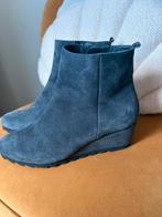 Hassia mooie leren laarsjes met 3 cm sleehak mt H37,5 NIEUW, Ophalen of Verzenden, Nieuw, Grijs, Lage of Enkellaarzen