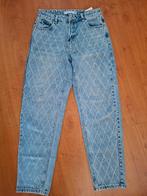 Amisu Dames Jeans/spijkerbroek Glitter Blauw Maat 38, Blauw, Ophalen of Verzenden, W30 - W32 (confectie 38/40), Gedragen