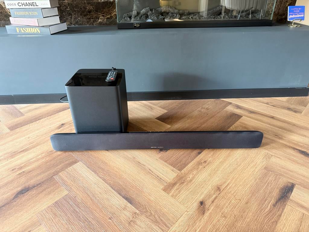 Harman Kardon SB20 soundbar met draadloze subwoofer, Ophalen, Bluetooth, Zo goed als nieuw