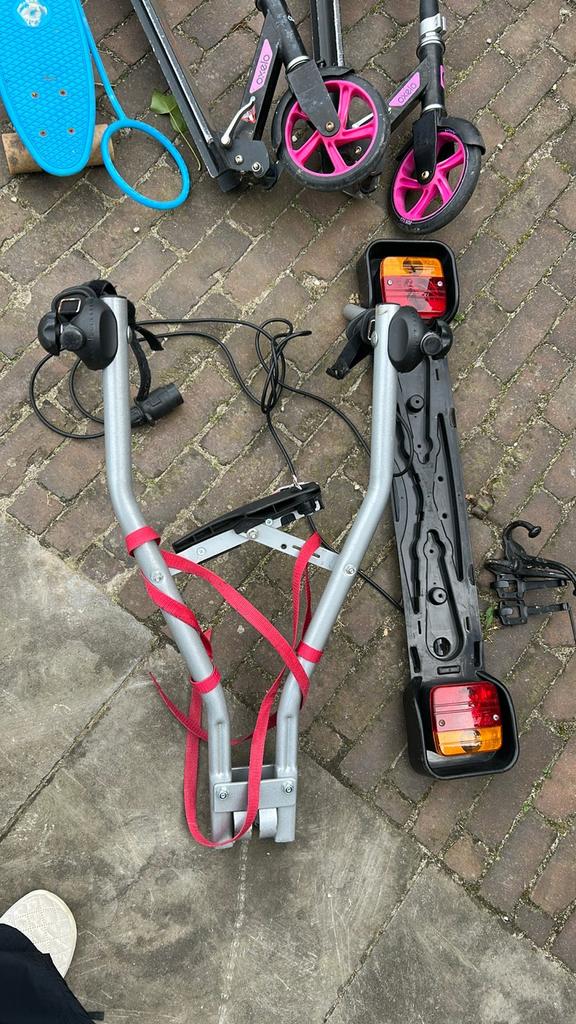 Mont blanc fietsendrager, Ophalen, 2 fietsen, Gebruikt, Trekhaakdrager