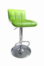 Groene verstelbare barkruk / visagie stoel – modern, Ophalen, 60 tot 90 cm, Zo goed als nieuw, 1 kruk