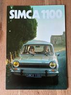 Simca 1100 brochure, Ophalen of Verzenden, Zo goed als nieuw, Overige merken