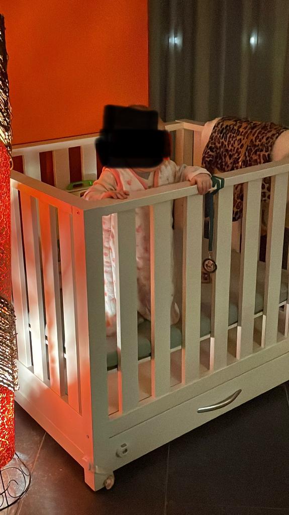 Kinderbox, Kinderen en Baby's, Boxen, Ophalen, Gebruikt, Vierkant, In hoogte verstelbaar