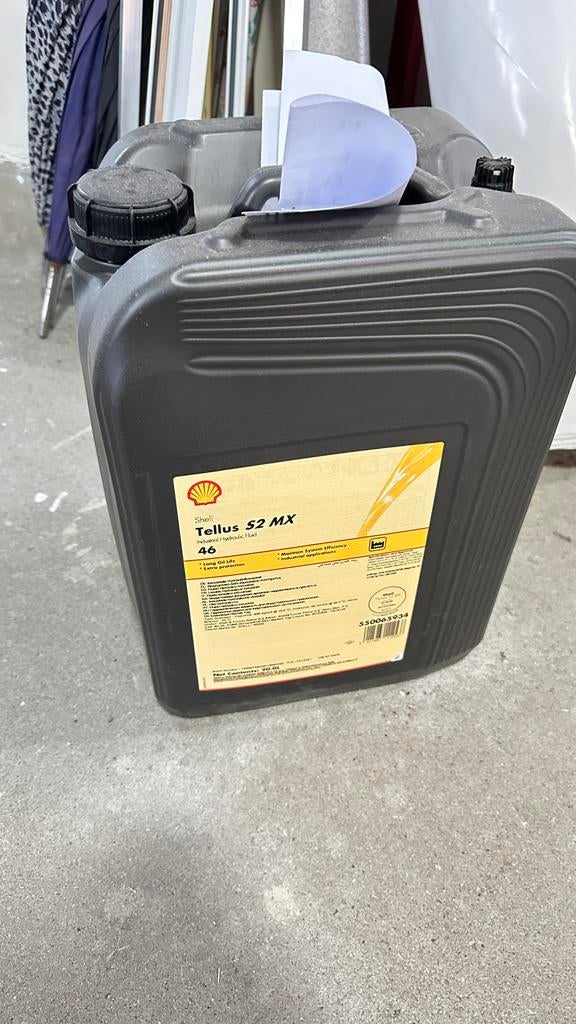 20L Shell Tellus S2 MX 46 hydroliek olie hydrauliekolie, Ophalen of Verzenden