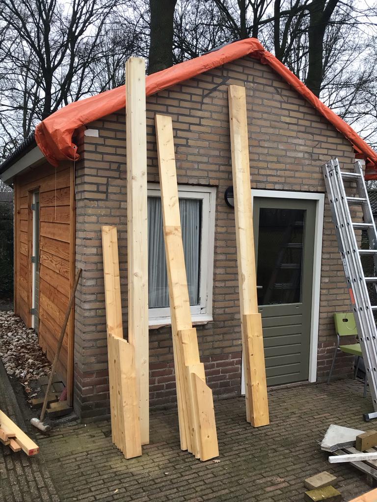 Vuren balken, diverse lengtes, Doe-het-zelf en Verbouw, Hout en Planken, Ophalen, Nieuw, 250 tot 300 cm, 50 mm of meer