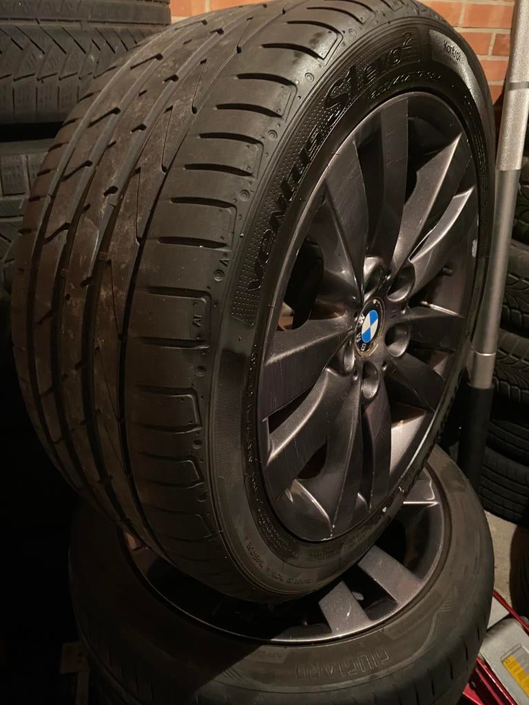 BMW  styl 161 / 414  E90-E91-E46-F30 - F31-G30-G31 styl 618, Ophalen, Gebruikt, Banden en Velgen, 17 inch
