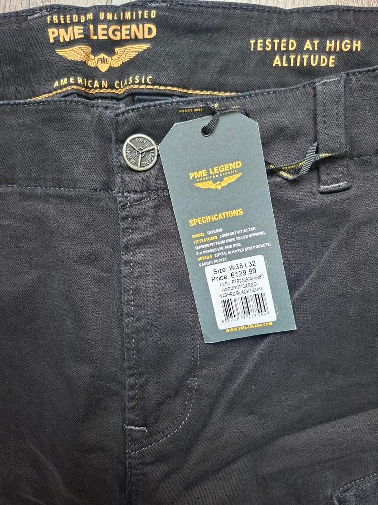 PME LEGEND Nordrop cargo W38 L32, W36 - W38 (confectie 52/54), Zwart, Nieuw, Ophalen of Verzenden