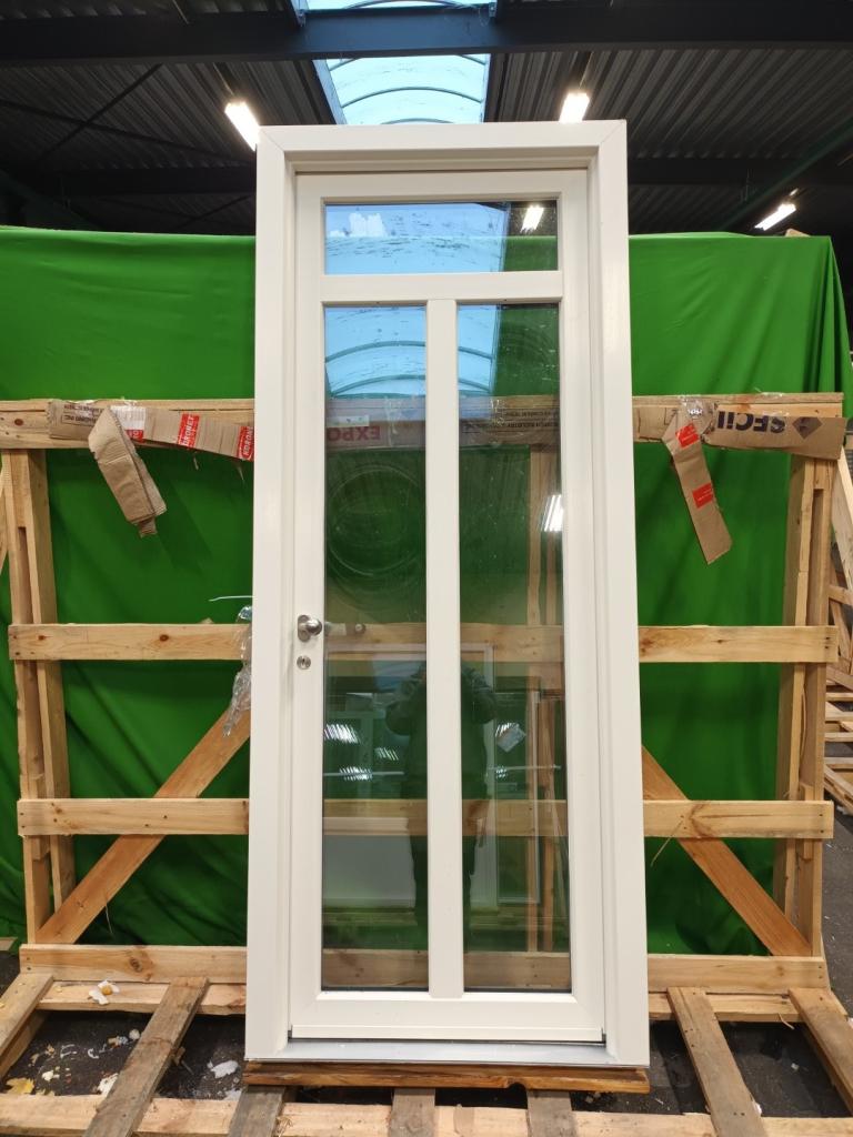 Kunststof Buitendeur  b97,5 x h237,5 cm -1593-, Niet ingevuld, Kunststof, 80 tot 100 cm, 215 cm of meer