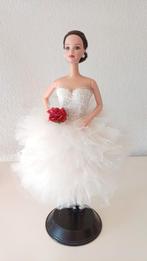 Barbie bruidje handgemaakte jurk, Ophalen of Verzenden, Kleertjes