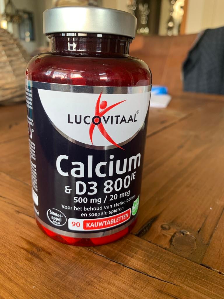 Lucovitaal Calcium & vitame D  90 kauwtabletten, Ophalen of Verzenden, Zo goed als nieuw, Overige typen