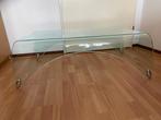 Fiam Italia glazen salontafel - 100x60x38cm, Huis en Inrichting, Ophalen, Gebruikt, 100 tot 150 cm, 50 tot 100 cm
