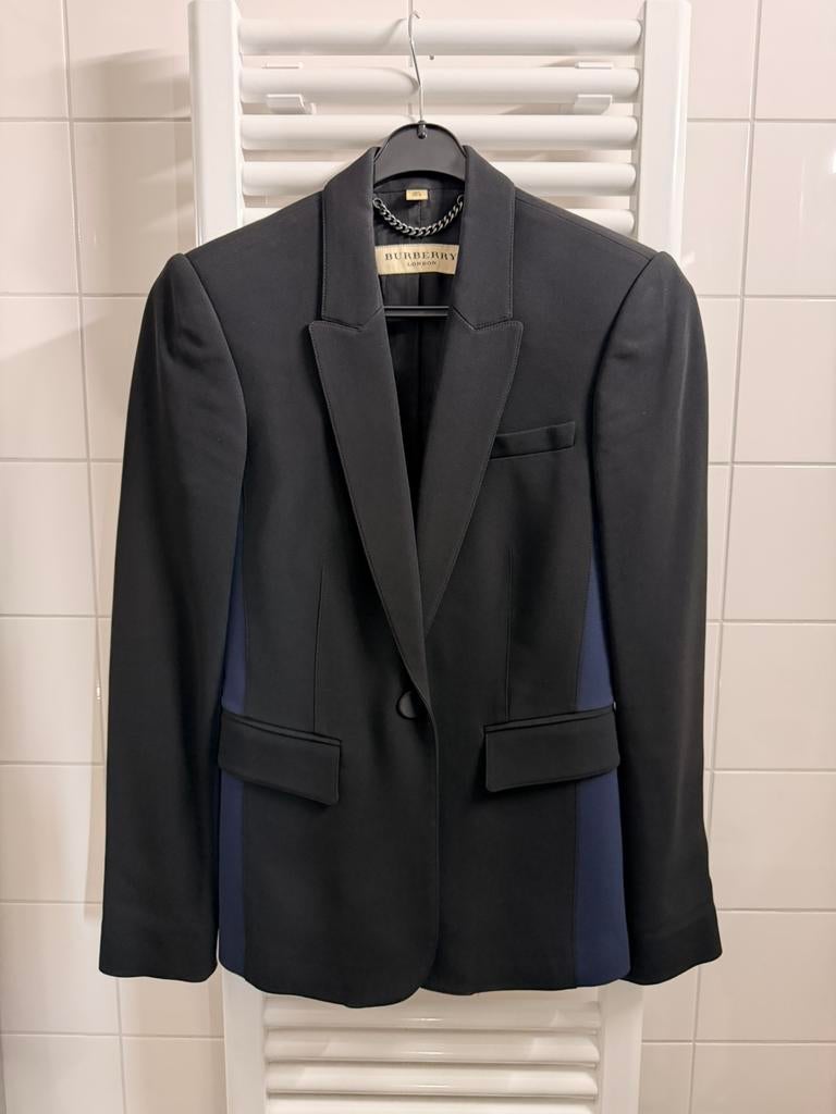 Burberry - blazer, Zwart, Ophalen of Verzenden, Zo goed als nieuw, Jasje