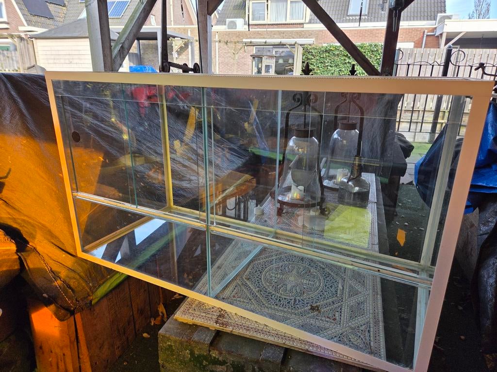 Knaagdier hok met 2 gescheiden delen in goede staat!, Gebruikt, 75 tot 110 cm, Ophalen, Minder dan 60 cm