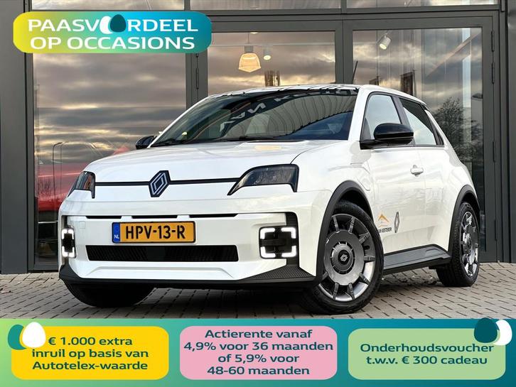 Renault 5 Night & Day 40kWh 120pk | Stoelverw. | DC Snellade, Auto's, Renault, Bedrijf, Te koop, ABS, Airbags, Airconditioning