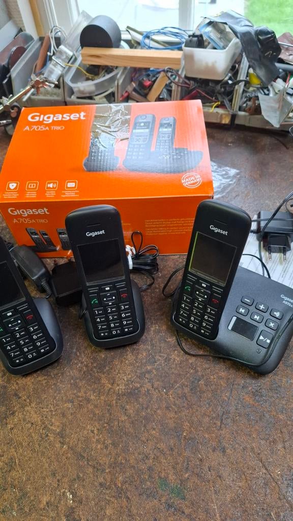 Gigaset A705A Trio draadloze telefoons, Ophalen of Verzenden, 3 handsets
