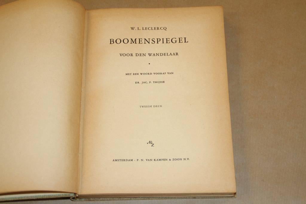 Boomenspiegel voor den wandelaar - Leclercq & Thijsse 1944, Ophalen of Verzenden, Gelezen, Watersport en Hengelsport