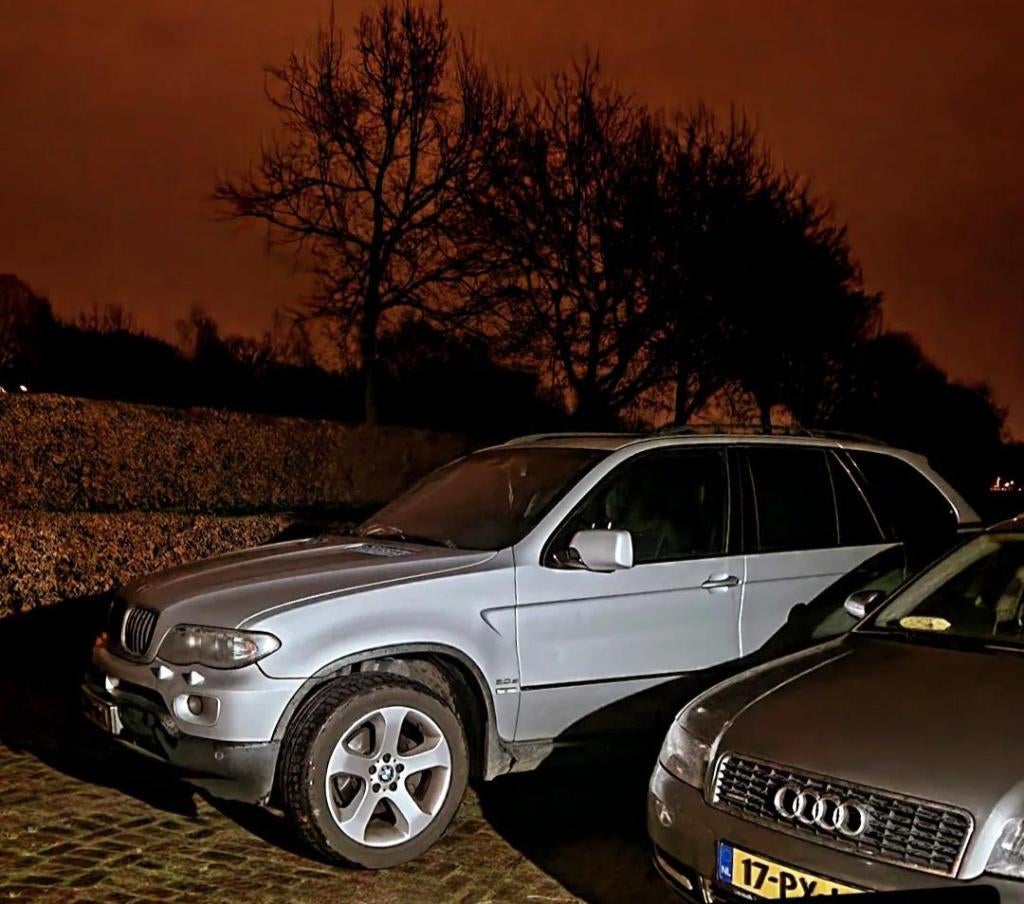 BMW X5 E53 3.0L GRIJS KENTEKEN, Auto's, Zwart, 2993 cc, Diesel, Vierwielaandrijving