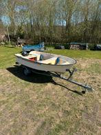 Boot met kanteltrailer en 8pk 2takt, Watersport en Boten, P, P, P, Ophalen of Verzenden
