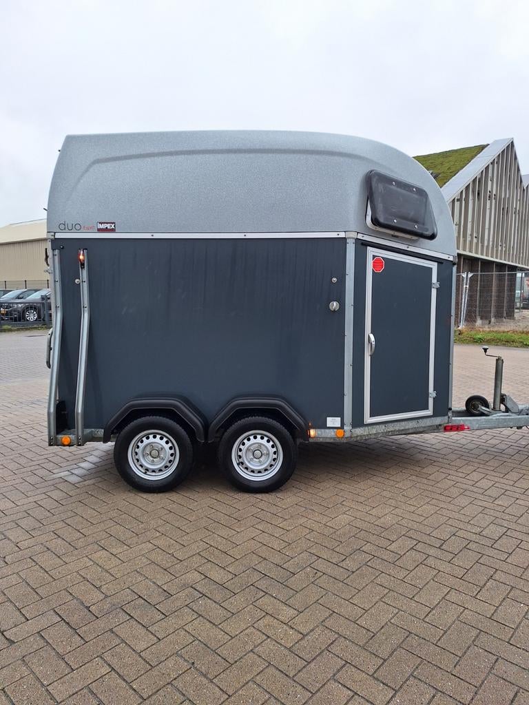 Bockmann 2 paardstrailer paardentrailer aluminium bodem, Ophalen of Verzenden, Zo goed als nieuw