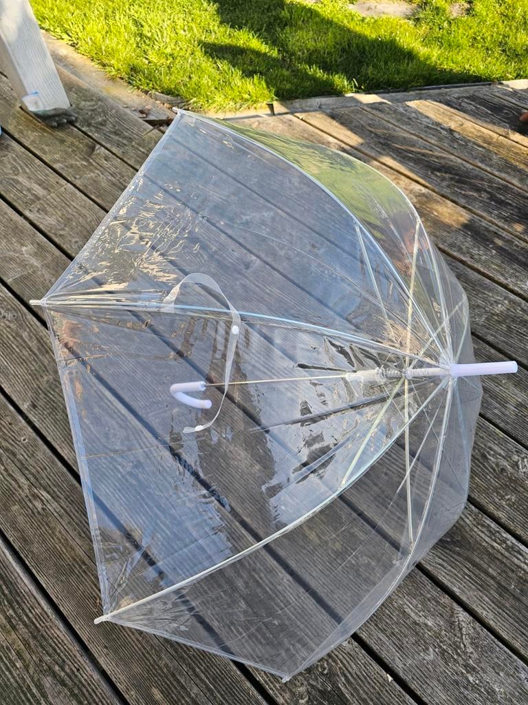 40 transparante paraplu's 100 cm, Ophalen, Nieuw, Overige kleuren