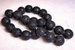lot kralen 27 zwarte lava 8mm, Hobby en Vrije tijd, Kralen en Sieraden maken, Ophalen of Verzenden, Nieuw, Kraal