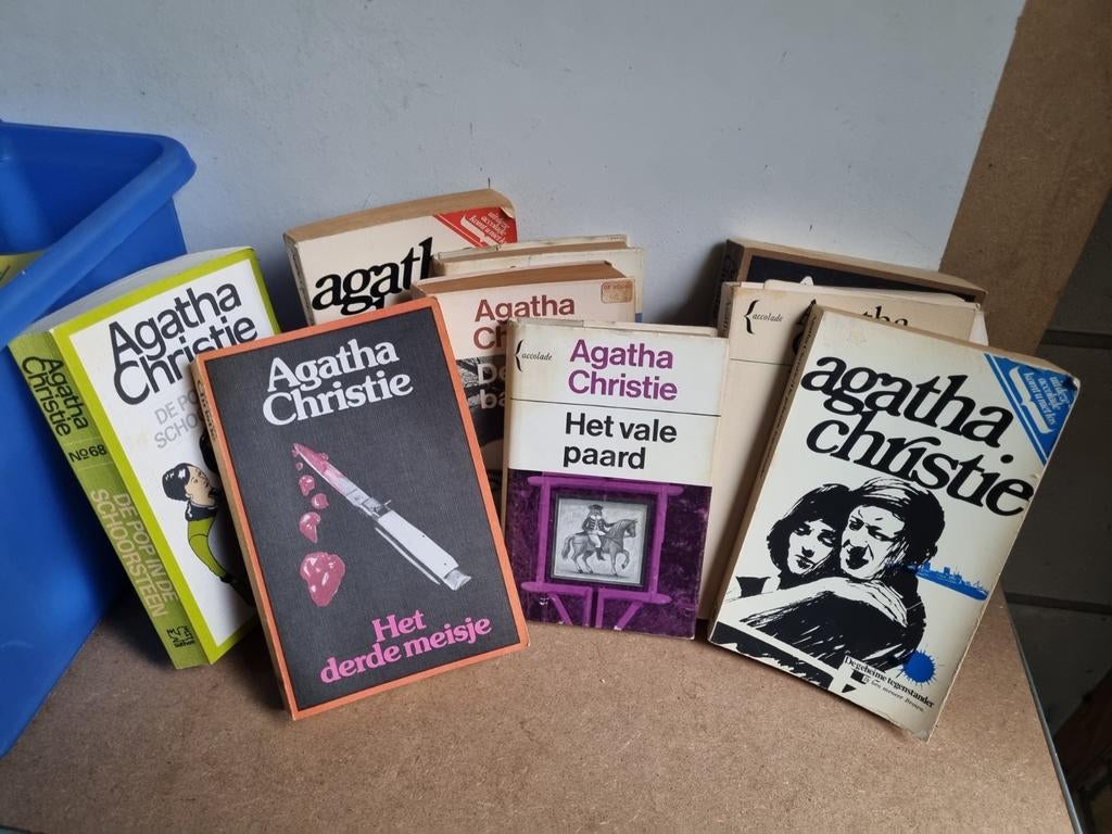 Vintage Agatha Christie Boeken Thriller Collectie, Ophalen of Verzenden, Gelezen, Agatha Christie