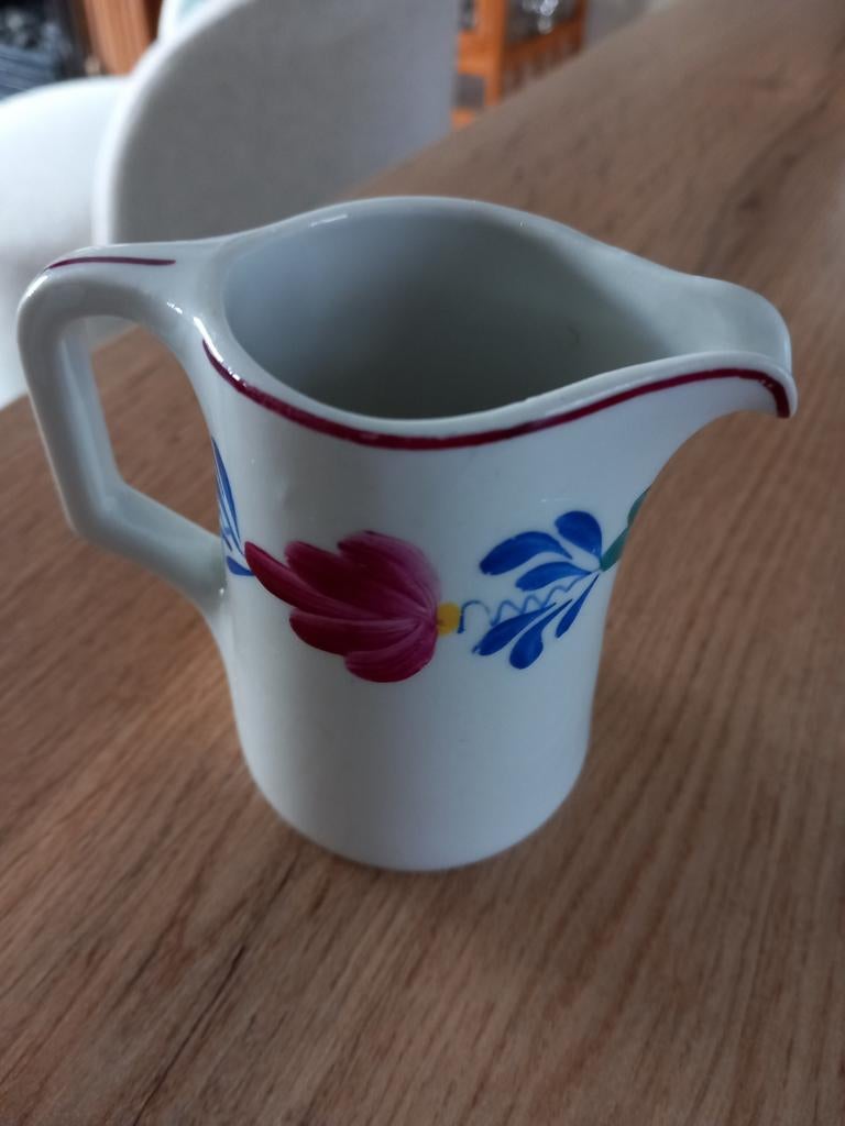 Boerenbont klein melkkannetje hotel porselein, Ophalen, Aardewerk, Boerenbont, Overige typen