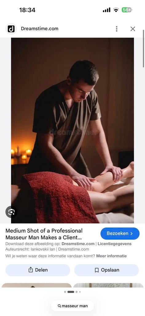 Masseur gezocht, Ophalen of Verzenden