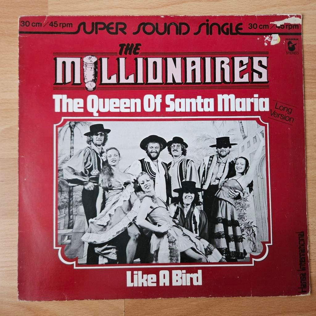 The Millionaires – The Queen Of Santa Maria - Maxi Single, Gebruikt, Maxi-single, Ophalen of Verzenden, Pop