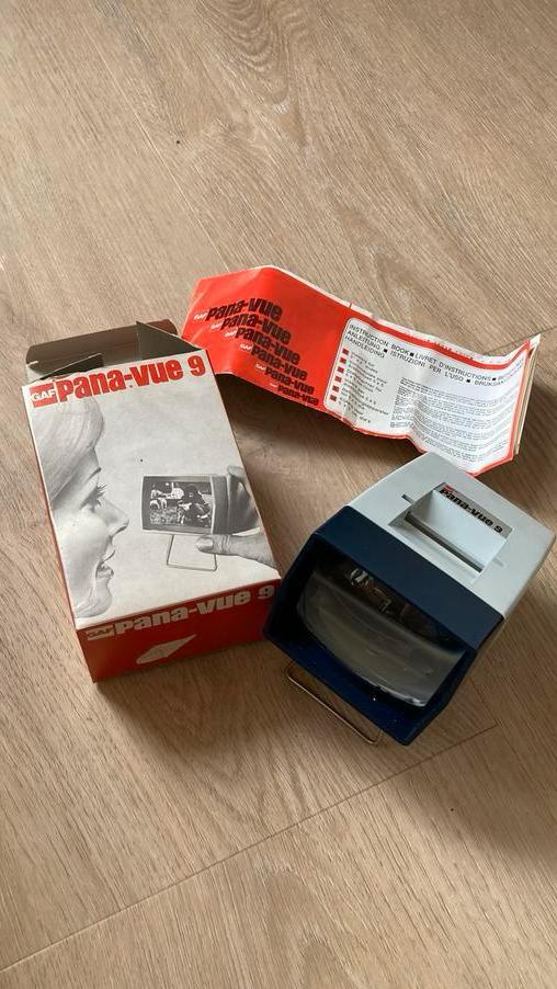 GAF Pana-Vue 9 diakijker, Ophalen of Verzenden, Met scherm