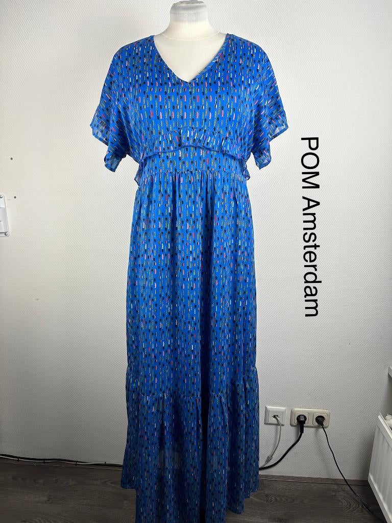 POM Amsterdam Jurk  (mt: 42) 17,5/9721, POM Amsterdam, Blauw, POM Amsterdam, Maat 42/44 (L)