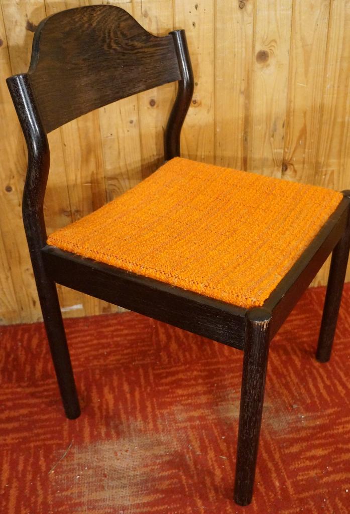 Retro stoel design Pastoe eetkamerstoel brutalist buro chair, Ophalen, Gebruikt, Bruin, Stof