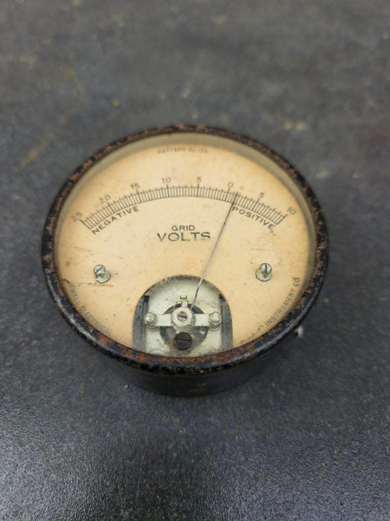 antieke voltmeter, Antiek en Kunst, Ophalen of Verzenden