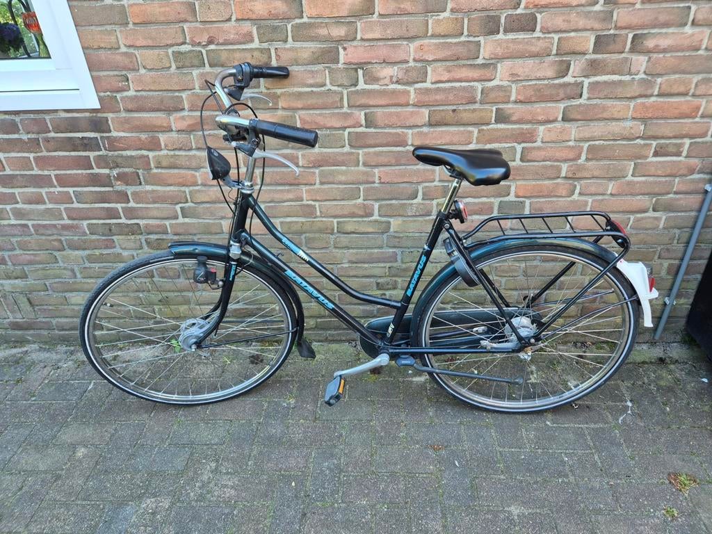 Batavus Heren Stations fiets + optioneel hangslot zie omschr, Ophalen, Gebruikt, Versnellingen, Batavus