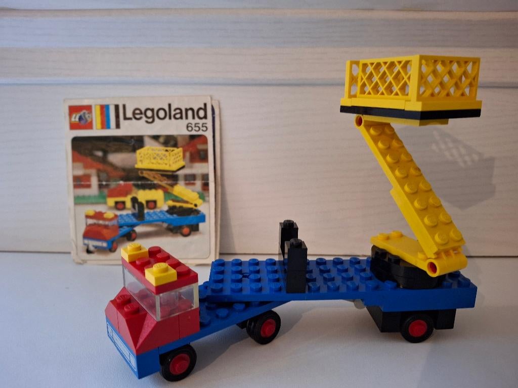 Lego 655 ( 655-1 ) Mobile Hydraulic Joist 1973, Kinderen en Baby's, Speelgoed | Duplo en Lego, Gebruikt, Ophalen of Verzenden