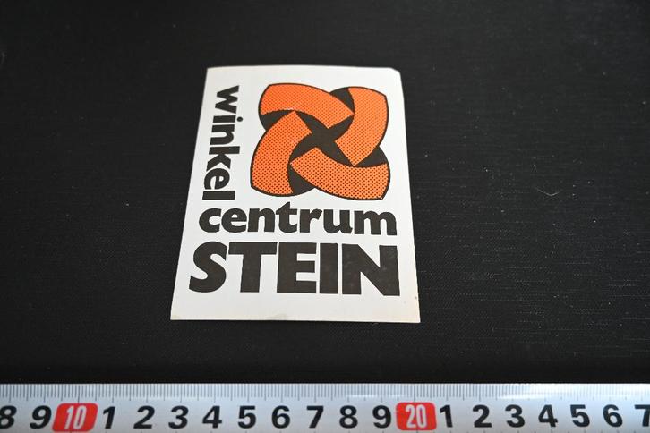 sticker Winkelcentrum Stein, Verzamelen, Stickers, Zo goed als nieuw, Ophalen
