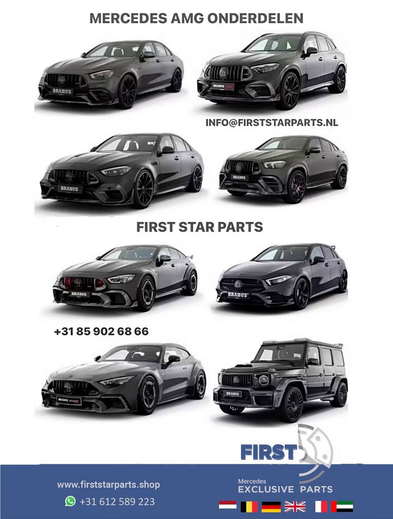 W118 UITLAAT SIERSTUK COVER LINKS + RECHTS SET  Mercedes CLA, Auto diversen, Tuning en Styling, Ophalen of Verzenden, -, -, -