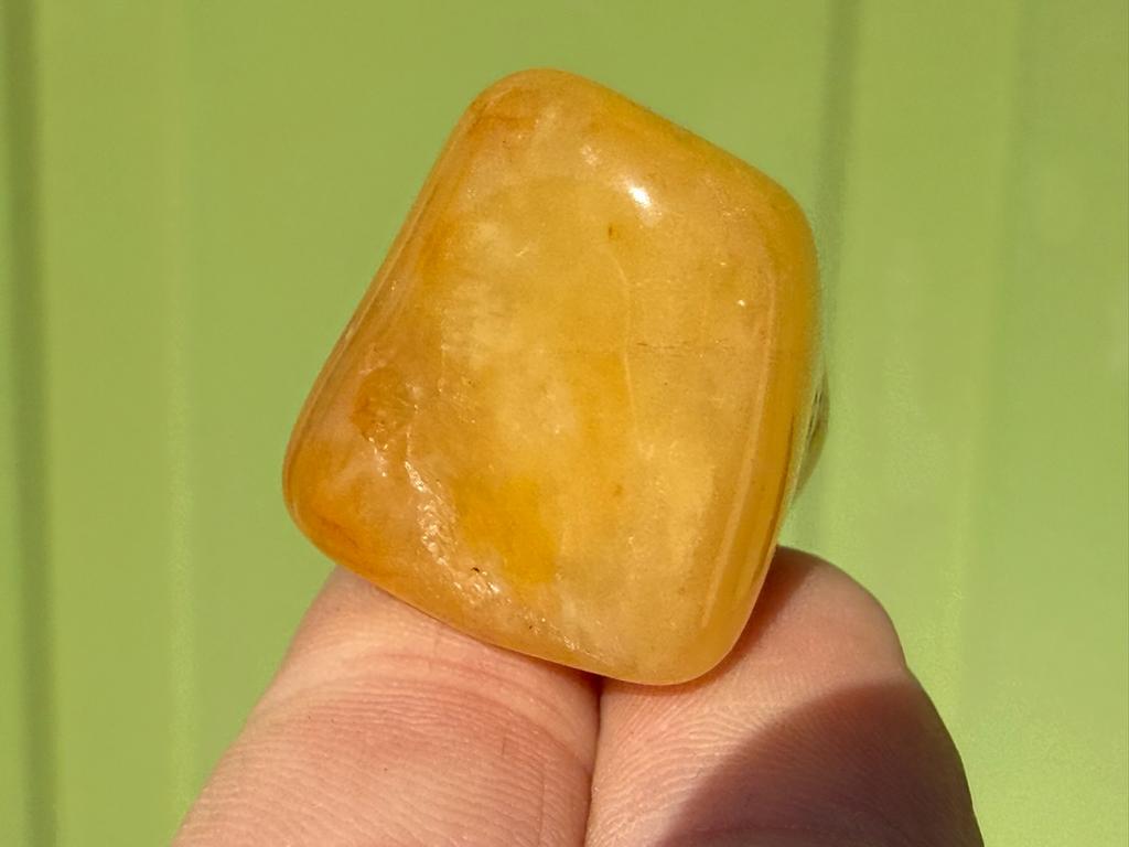 Gouden Himalaya Azeztuliet broekzaksteen mineralen, Verzamelen, Mineralen en Fossielen, Mineraal, Ophalen of Verzenden