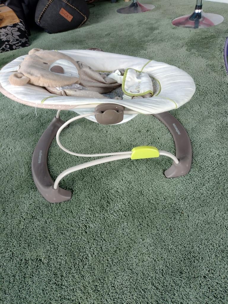 Comfortabele wipstoel met beertjesdesign, Gebruikt, Wipstoel, Met gordel(s) of riempje(s), Ophalen