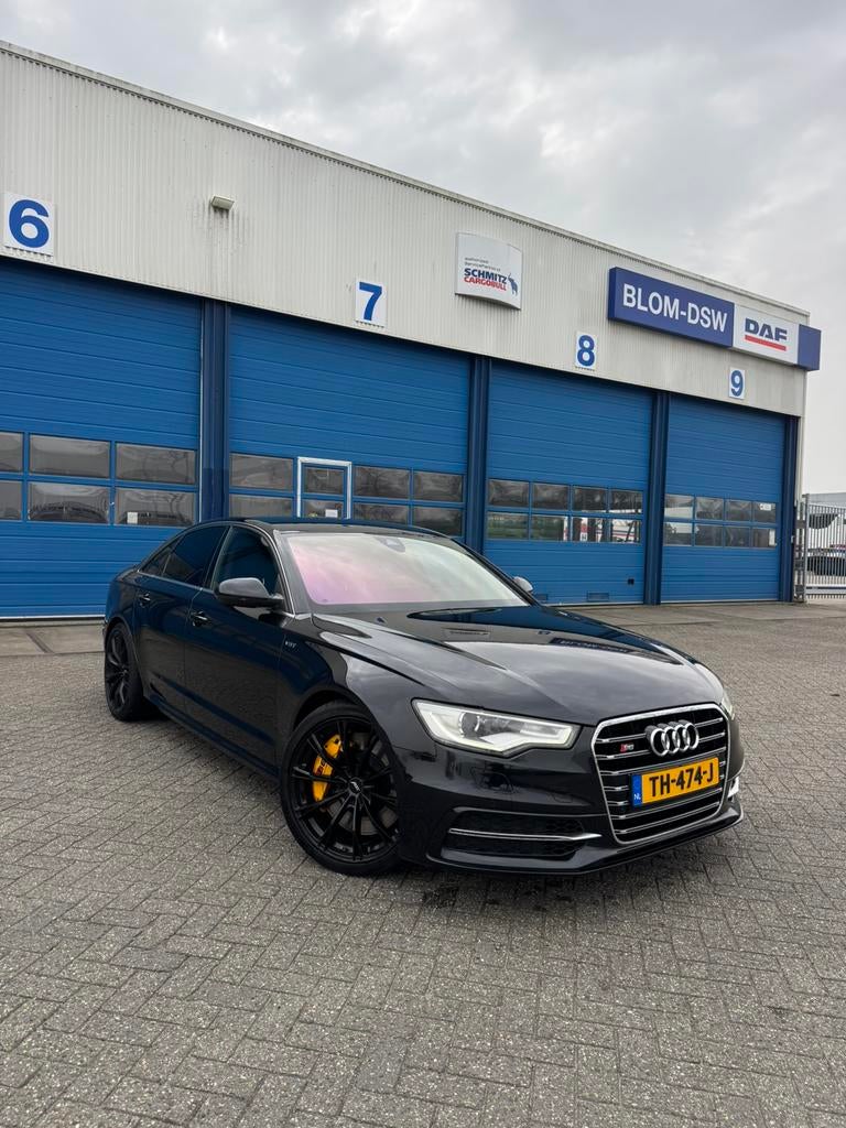 Audi S6 V8 4.0TFSI ABT | Carbon | Sterrenhemel | nette staat, Auto's, Automaat, Euro 5, Zwart, Leder